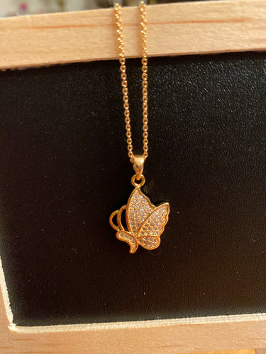 Necklace - Golden Butterfly